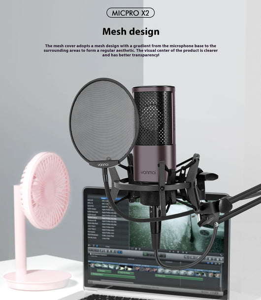 Micrófono Profesional para Streaming, Karaoke y Grabación - Image 9