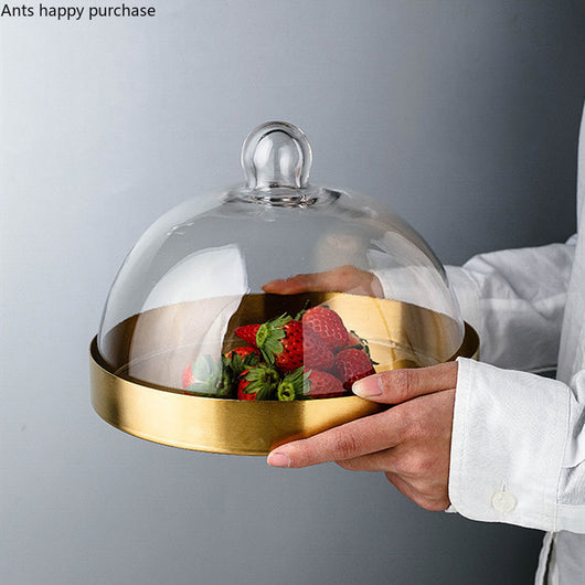 Campana de Vidrio Transparente Estilo Europeo para Tartas - Image 13