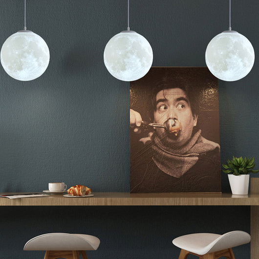 Lámpara Colgante Luna 3D Diseño Minimalista Moderno - Image 4