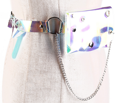Bolsa Transparente de Cintura con Cadena para Mujer - Mini Crossbody - Image 13