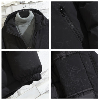 Abrigo de Algodón Talla Grande para Hombre - Chaqueta Clásica Premium - Image 13