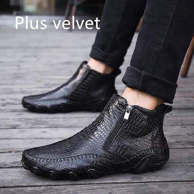 Botas Británicas Negras de Caña Media - Image 19