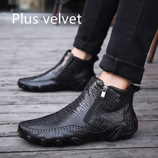 Botas Británicas Negras de Caña Media - Image 19