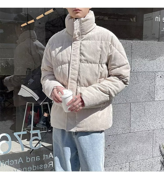 Chaqueta Acolchada de Algodón para Hombre - Estilo Deportivo y Casual - Image 23