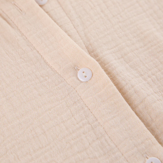 Traje Ejecutivo de Doble Capa en Crepe con Pantalón Suelto de Manga Larga - Image 16