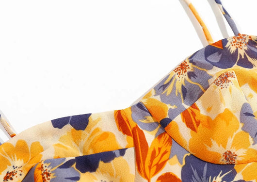 Vestido Estampado con Abertura Lateral - Image 8