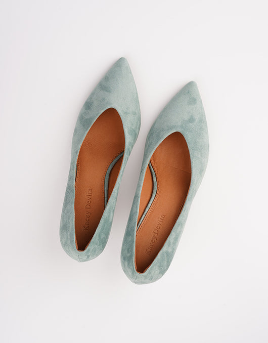 Zapato Stiletto de Punta Fina con Boca V en Ante - Comodidad Premium - Image 5