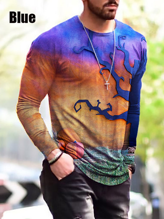 Camiseta Manga Larga Estampada para Hombre - Diseño Otoño Invierno - Image 7