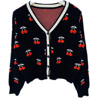 Cardigan Holgado Estilo Universitario para Mujer - Image 94