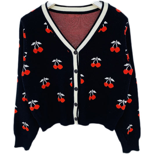 Cardigan Holgado Estilo Universitario para Mujer - Image 94
