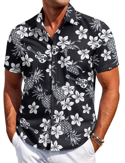 Camisa Hawaiana Hombre Manga Corta - Diseño Versátil y Moderno - Image 14