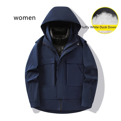 Chaqueta Cortaviento de Trabajo 3 en 1 Desmontable para Exterior - Image 17