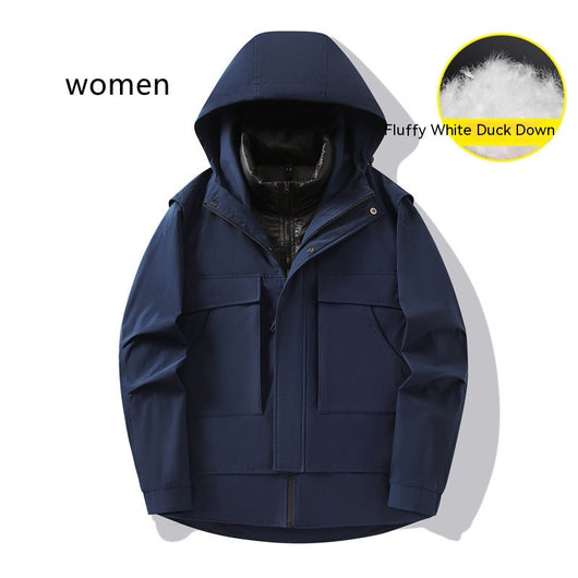 Chaqueta Cortaviento de Trabajo 3 en 1 Desmontable para Exterior - Image 17