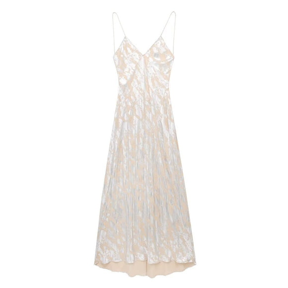 Vestido Interior con Estampado Metálico para Mujer