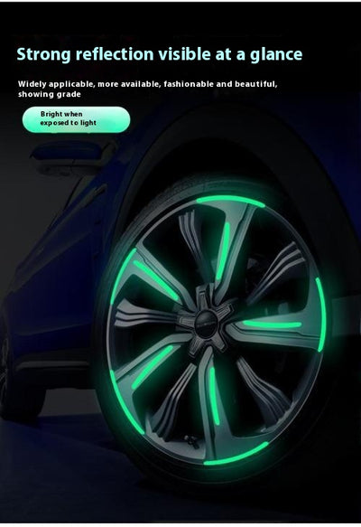 Pegatinas Luminosas de Advertencia Arcoíris para Auto - Image 14