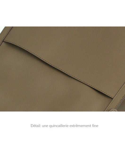 Bolso Tote Minimalista de Cuero Genuino para Mujer - Diseño Elegante y Funcional - Image 13