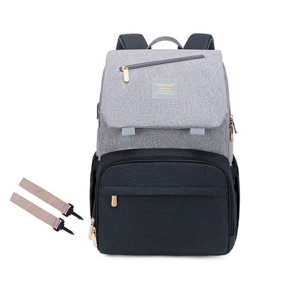 Mochila Maternal Doble Bolsa para Mamá y Bebé - Image 8