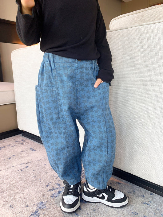 Pantalones Vaqueros Acampanados Estilo Western para Niña - Image 2