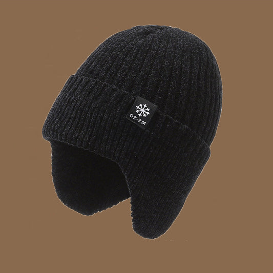 Gorro de Lana Cálido con Forro Polar para Hombre - Invierno