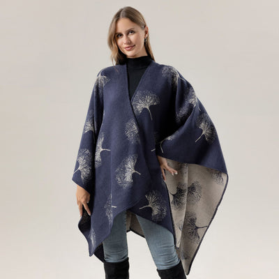 Chal de Verano Hoja de Ginkgo - Elegancia de Alto Nivel - Image 2
