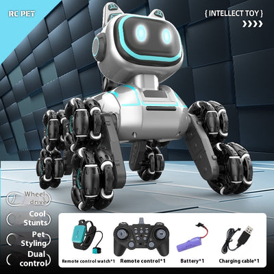 Perro Robótico Musical Recargable con Control Remoto - Juguete Educativo - Image 7