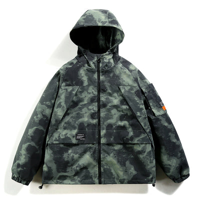 Chaqueta de Trabajo Gris con Capucha y Múltiples Bolsillos para Hombre - Image 10