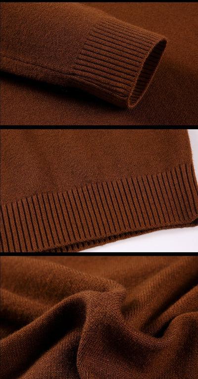 Suéter Cuello Alto Grueso Oversize Casual para Hombre - Image 23