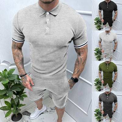 Camiseta Casual con Solapa y Botones para Hombre - Image 24