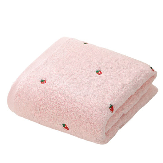 Toalla de Algodón con Bordado de Fresas - Image 5