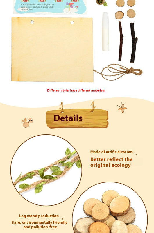 Kit de Arte Ramas Naturales - Pintura Artesanal en Madera para Día del Árbol - Image 15