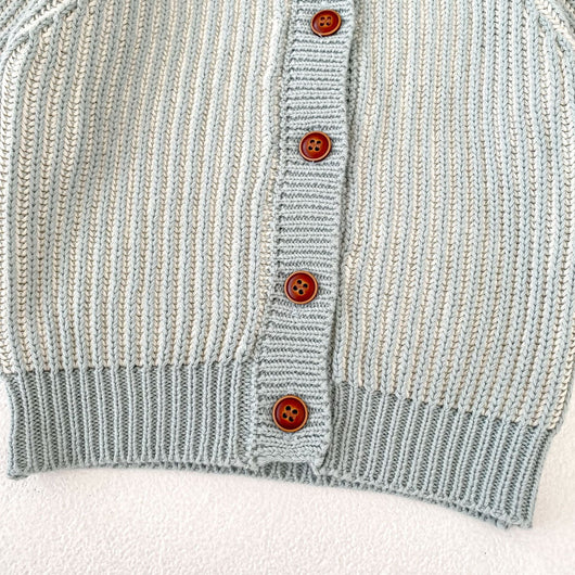 Cardigan Tejido Bicolor para Bebé con Cuello Redondo - Image 22