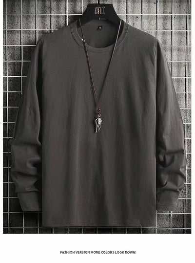 Camiseta Básica Cuello Redondo Talla Grande Hombre Primavera - Image 14