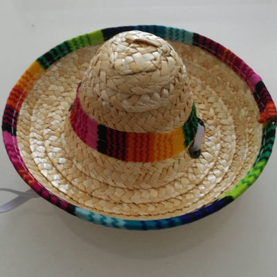 Sombrero de Paja Tejido para Mascotas - Gorro Mexicano para Perros y Gatos - Image 5