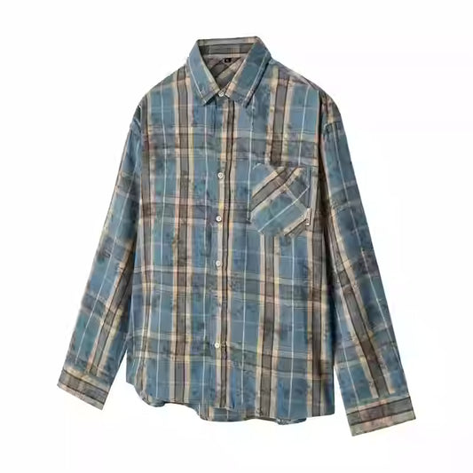 Camisa a Cuadros para Mujer Primavera y Otoño - Image 2