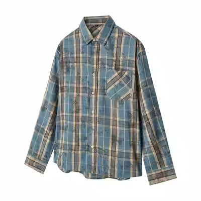 Camisa a Cuadros para Mujer Primavera y Otoño - Image 2