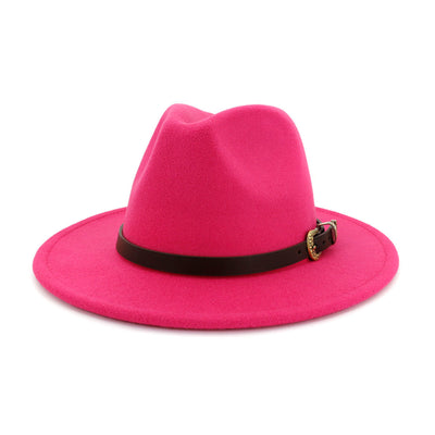 Sombrero Clásico de Lana Británica para Mujer con Ala Ancha - Image 4