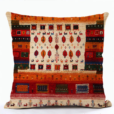 Funda de Almohada Bohemia con Estampado Étnico - Image 36