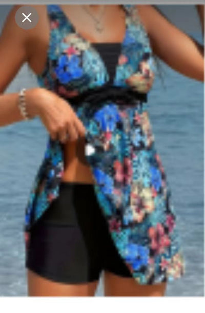 Bikini Halter Estampado con Cordones y Encaje para Playa y Termas - Image 18