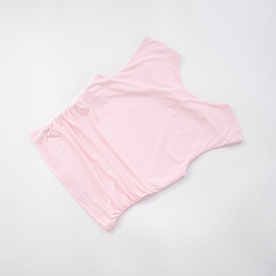 Blusa Ajustada Escote Bardot sin Espalda en Colores Lisos - Image 12