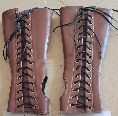 Guantes Deportivos Mitones con Muñequera de Encaje PU