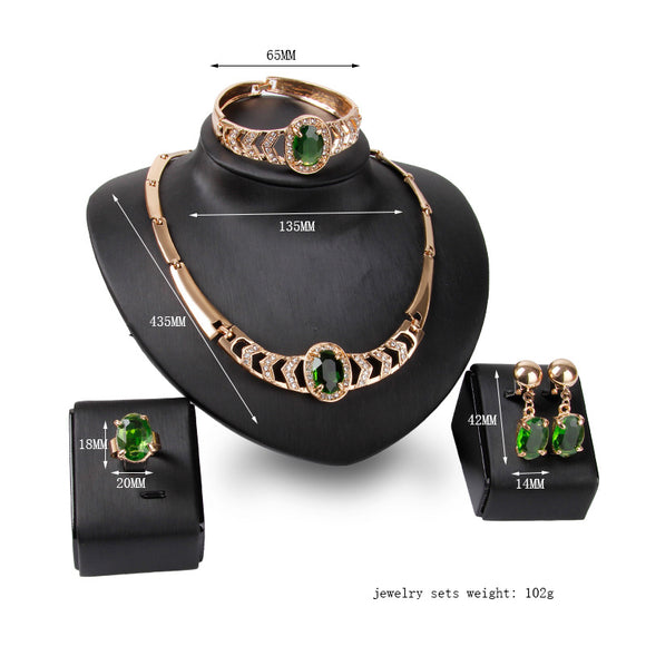 Juego de Cuatro Collares para Novia - Accesorios de Boda Elegantes