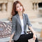 Traje de Negocios Slim Fit Elegante con Mangas Tres Cuartos