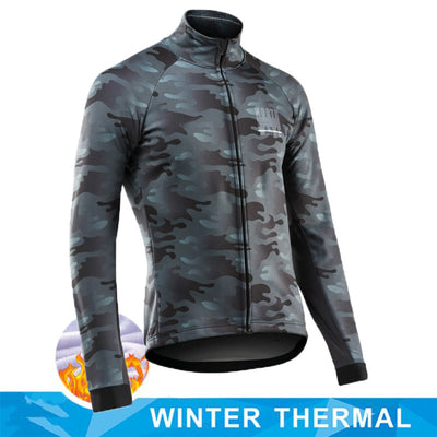 Jersey de Ciclismo Invernal en Lana Merino para Hombre - Image 32