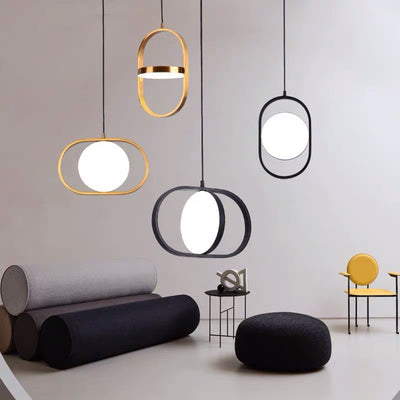 Lámpara de Mesita Nórdica con Ojo Mágico Reversible Personalizable