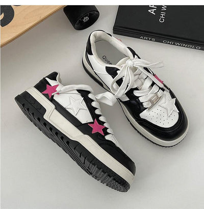 Zapatillas Deportivas Coreanas de Punta Redonda - Estilo Versátil y Elegante - Image 15