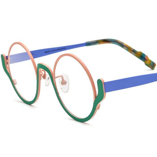 Lentes Redondos de Titanio Ultraligero en Colores Vibrantes - Image 5