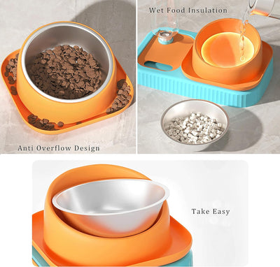 Comedero y Bebedero Elevado para Mascotas con Dispensador Automático - Image 6