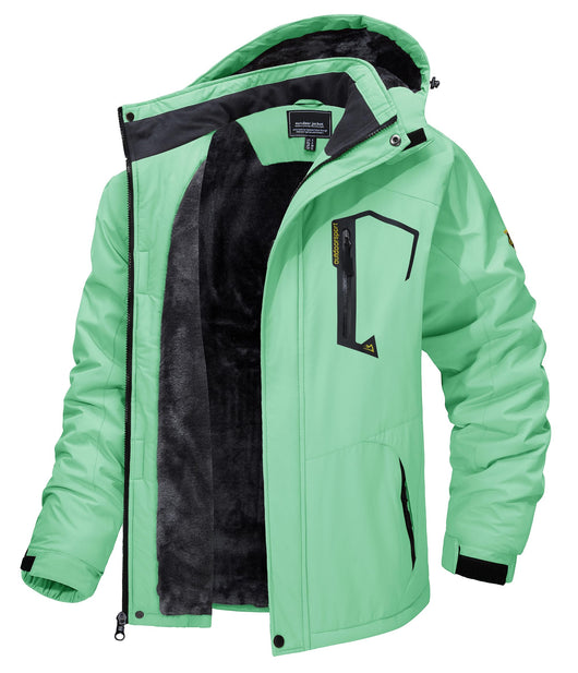 Chaqueta de Invierno Impermeable con Gorro Desmontable - Image 2