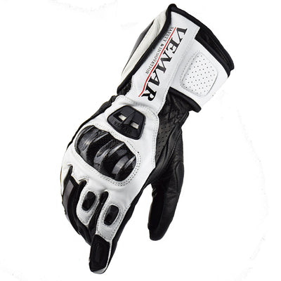 Guantes de Motociclista de Fibra de Carbono con Pantalla Táctil y Protección Anticaída - Image 8