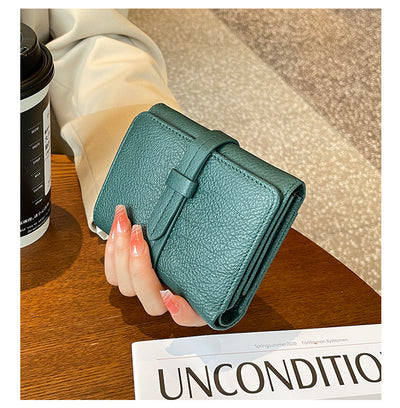 Billetera Corta de Cuero Genuino para Mujer - Image 15